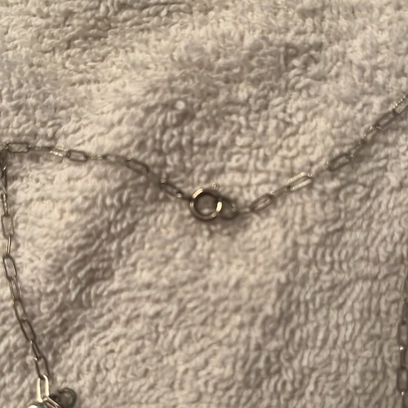 Vintage 90s crystal hearts necklace 💕 - Picture 3 of 3